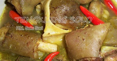 TENGKLENG SOLO: "Ketemu" Tengkleng Solo di RM. Solo Sari