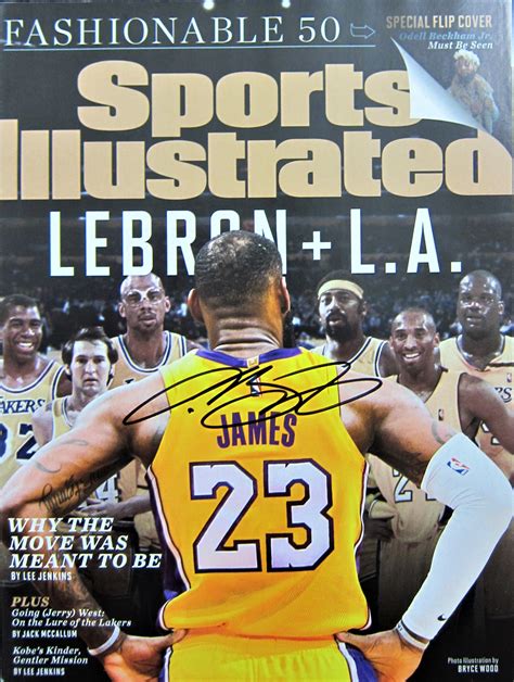 LeBron James Autographed Magazine - Memorabilia Center