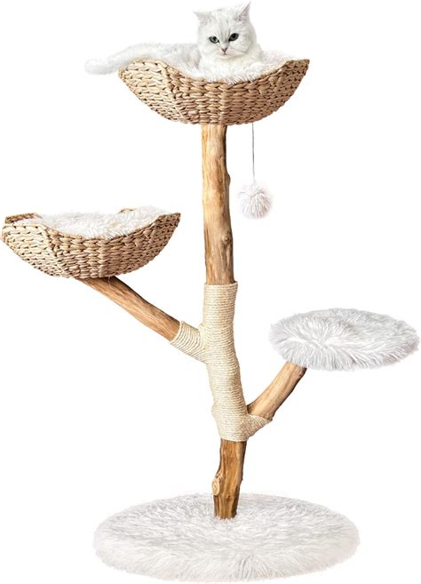 Amazon.com : Modern Cat Tree Tower -52Inch Tall Cat Tower for Indoor ...