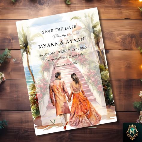 Greece Save the Date Invitation Template Destination Save the Date Card