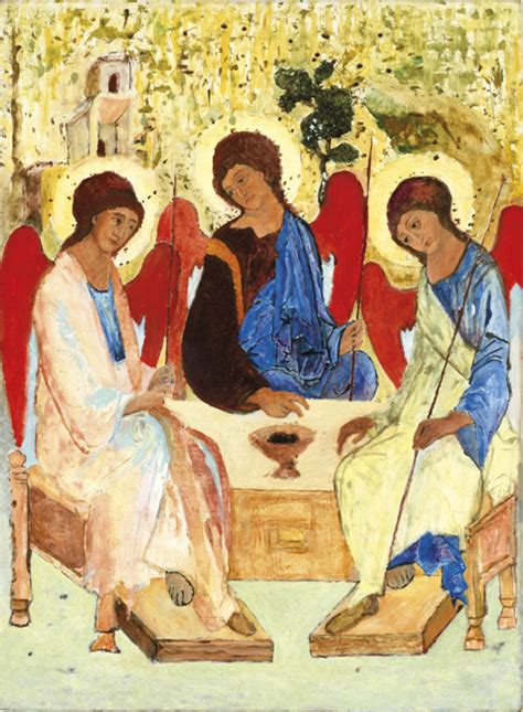 icon  andrei rublev holy trinity vox pix james yuncken