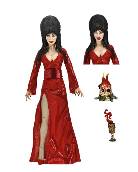 ELVIRA, MAÎTRESSE DES TÉNÈBRES - FIGURINE ARTICULÉE DE ELVIRA - “RED