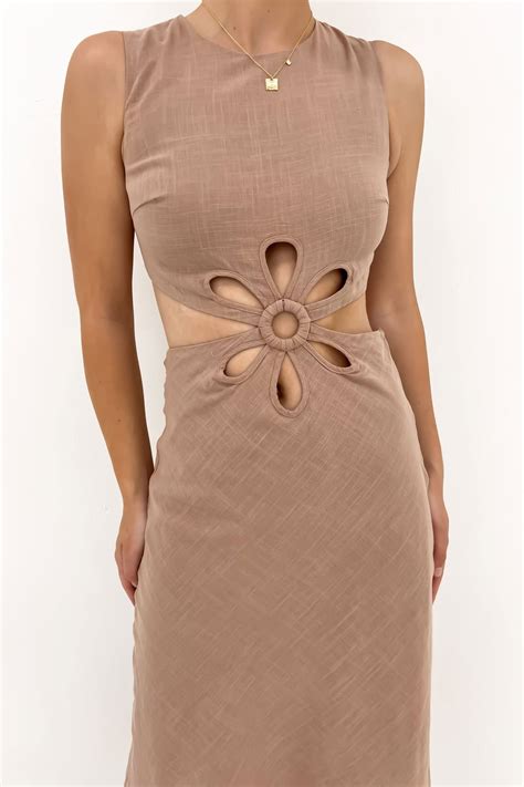 Asha Maxi Dress Nude - Jean Jail