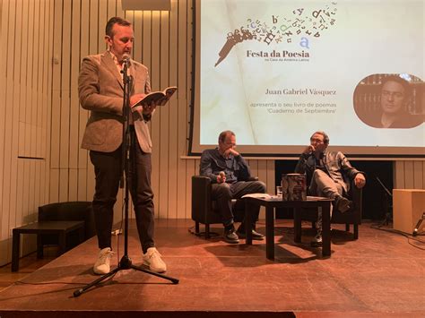 "Caderno de Setembro": Livro de poesia de Juan Gabriel Vásquez lançado