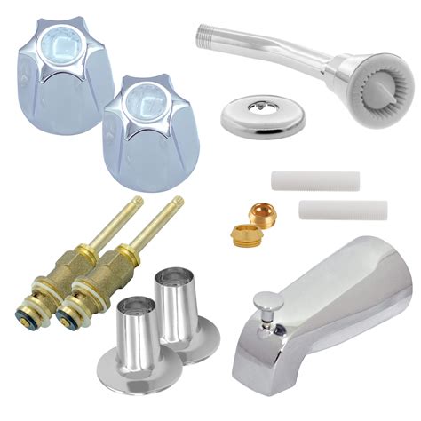 Three Valve Shower Repair Kit – Hot, Cold & Diverter Replacement