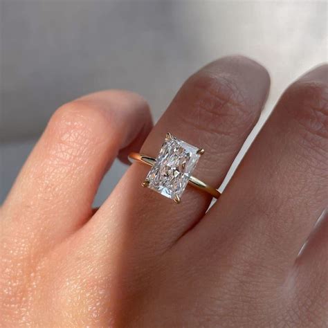 radiant cut diamond travel ring 3