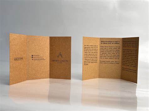 quality instruction card brown tag card