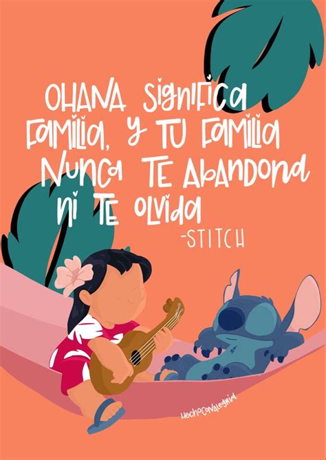 Significado De Ohana Stitch - Cita De Lilo Y Stitch Ohana Ohana Significa Familia