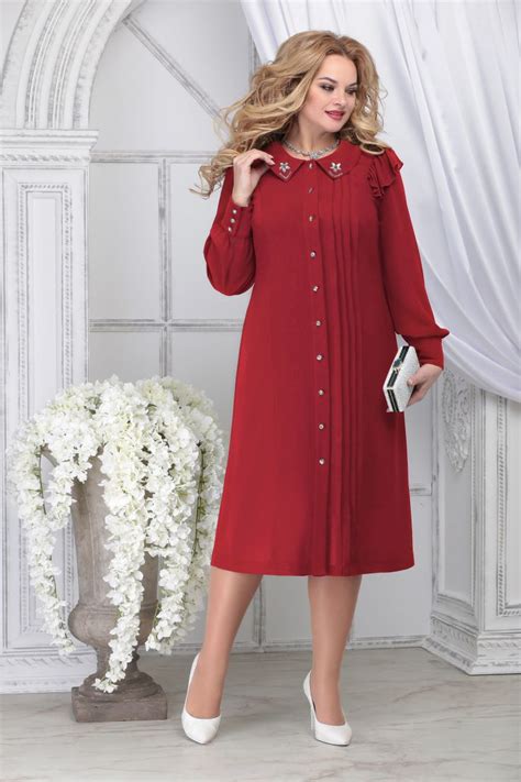 Ninele 2278 красный | Платье Ninele купить за 6850₽ | Платья ...