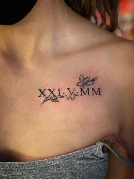 gorgeous roman numeral tattoo designs artofit