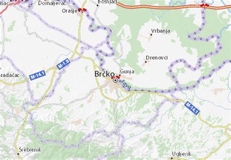 MICHELIN Brcko map - ViaMichelin