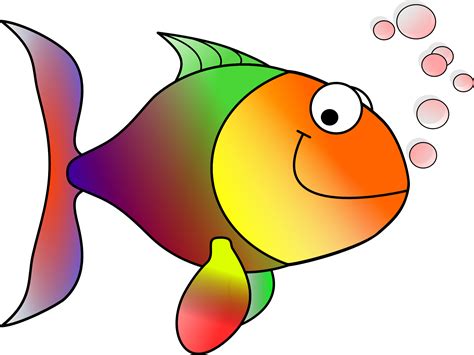 Printable Fish Clip Art - prntbl.concejomunicipaldechinu.gov.co
