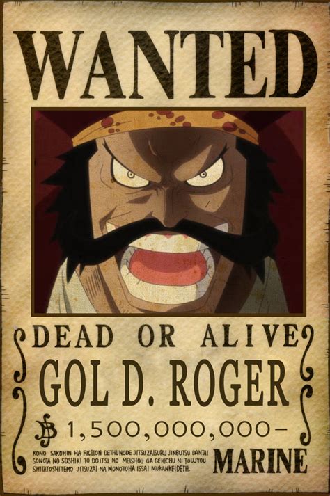 Gol D. Roger Bounty by AnimeGalaxyHD on DeviantArt