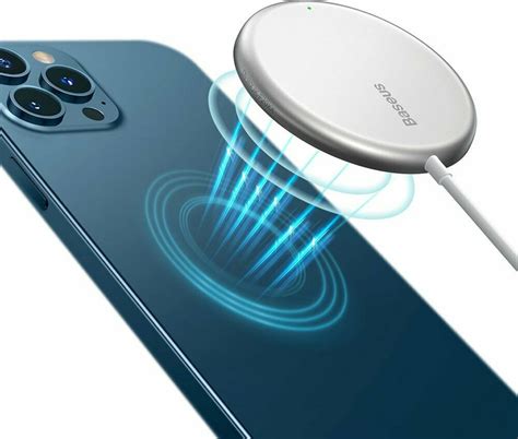 Baseus Mini Magnetic Wireless Qi Charger Λευκό (WXJK-F02 15W) - Skroutz.gr