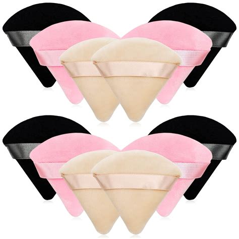 12 Pieces Cosmetic Powder Puff,2.76 inch Portable Soft Sponge Setting