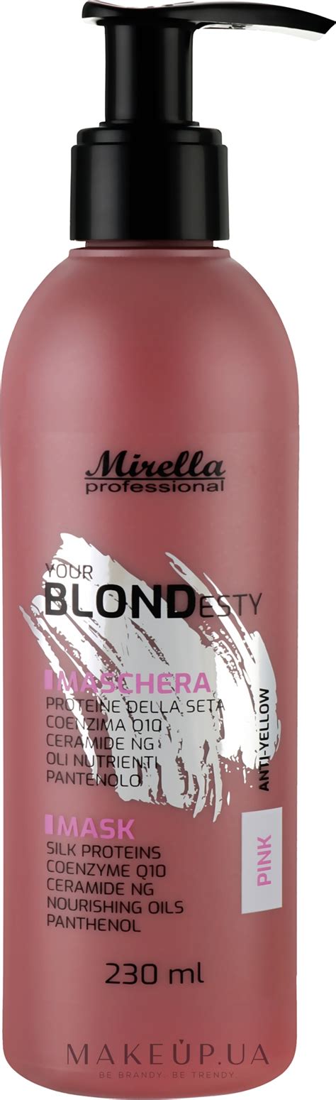 Mirella Pink Your Blondesty Hair Mask - Маска для теплых розовых ...