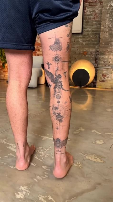 Men's Thigh Tattoos Designs