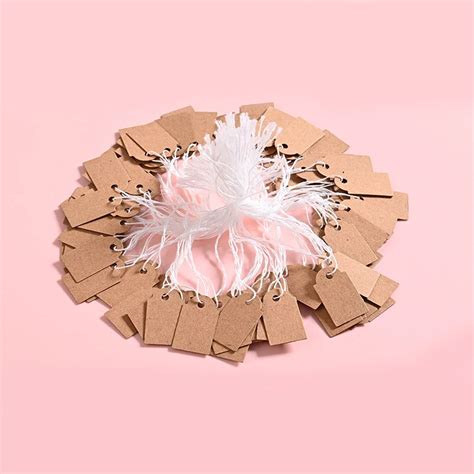 Бирки для ювелирных изделий, 35 х22 мм, 100 шт | AliExpress