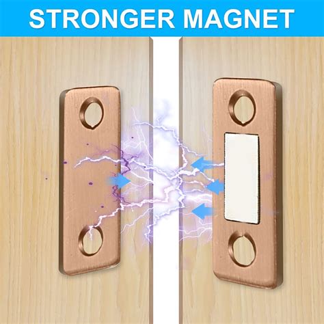Multicolor Magnetic Door Catch, Ultra Thin Cabinet Magnetic Catch