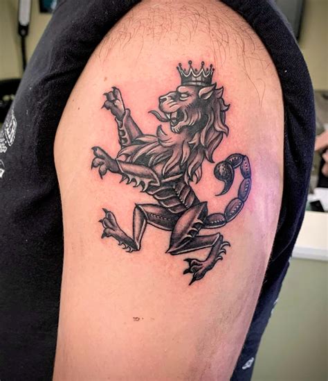 scorpio leo tattoo 7
