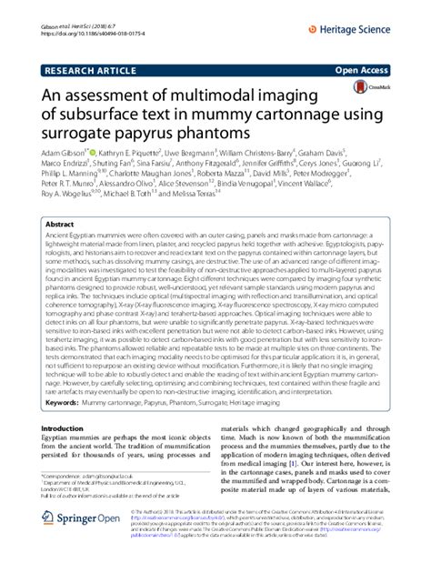 (PDF) An Assessment of Multimodal Imaging of Subsurface Text in Mummy ...