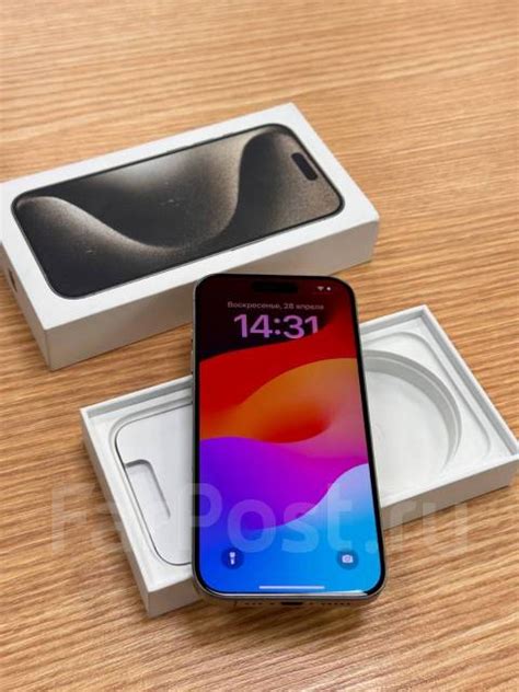 IPhone 15 Pro 256 gb - АКБ 100%, 6.10", б/у, в наличии. Цена: 95 000 ...