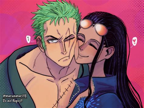 Zorobin One Piece Zoro Zoro Robin Roronoa Zoro