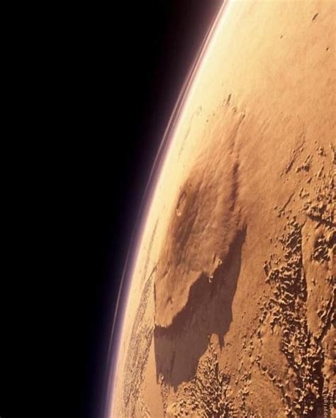 Sunrise over the largest mountain in our solar system | Olympus mons ...