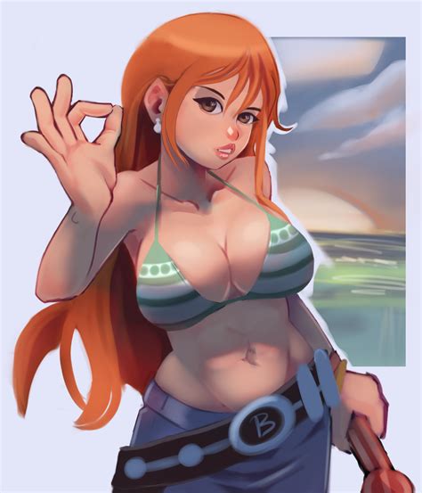 ArtStation - Nami fan art - One Piece