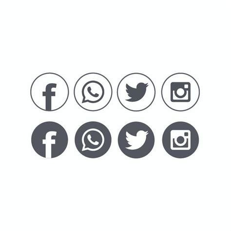 social networking icons design vector