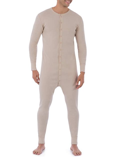 Snapklik.com : Fruit Of The Loom Mens Premium Thermal Union Suit