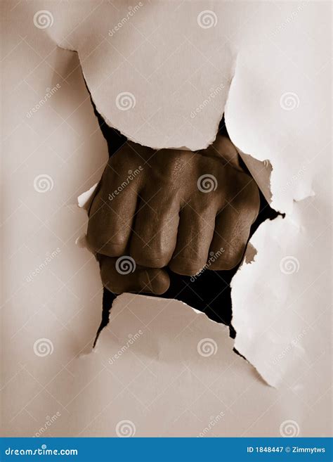 Lochen Sie heraus stockbild. Bild von kriminell, industrie - 1848447