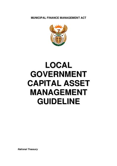municipal finance management act
