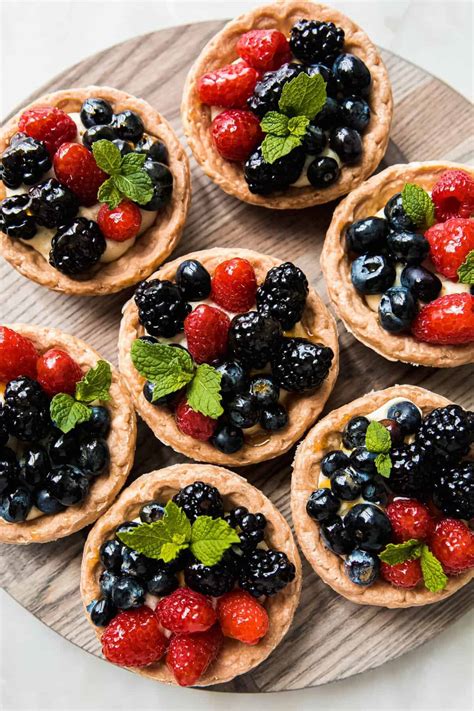 Mini Fruit Tarts Recipe | Little Spice Jar