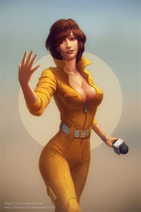 April O'Neil - Teenage Mutant Ninja Turtles - Image by KostanRyuk