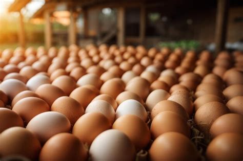 Premium Photo | Chicken and egg farming in chicken coop ready to be ...