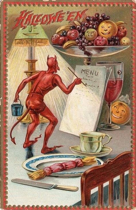 Halloween Devil Menu Free Stock Photo - Public Domain Pictures