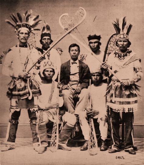 IROQUOIS TUSCARORA LACROSSE TEAM , 1892 | Native american lacrosse ...