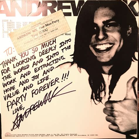 andrew wk movies and tv shows 5