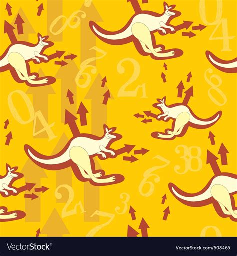 Kangaroo print Royalty Free Vector Image - VectorStock