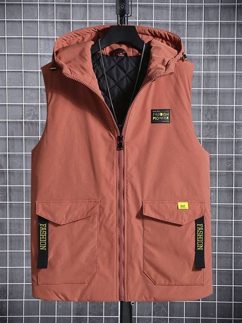 Жилет мужской зимний х/б, с капюшоном, 8XL 7XL на AliExpress | Мужская ...