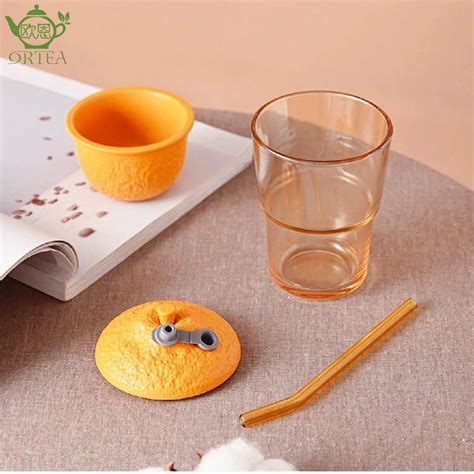 Orange Tea Set