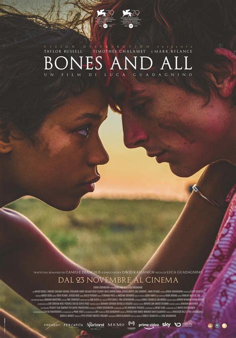 Bones and All movie poster and credits - Fonts In Use