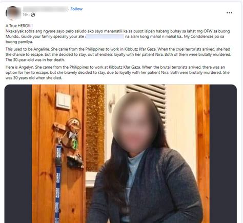 ofws died  israel pinay nurse allegedly died  hero pepph
