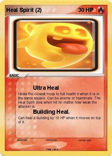 pokemon heal spirit   ultra heal  pokemon card