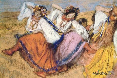 《俄罗斯舞者》埃德加·德加(Edgar Degas)高清作品欣赏_埃德加·德加作品_埃德加·德加专题网站_艺术大师_美术网-Mei-shu.com