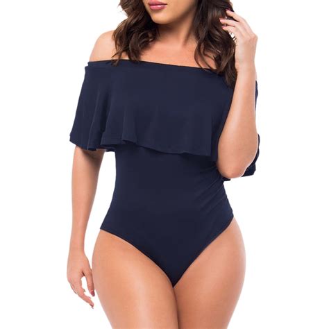Duoif One Piece Swimsuit Women, Women Off Shoulder Swimsuits Bathing