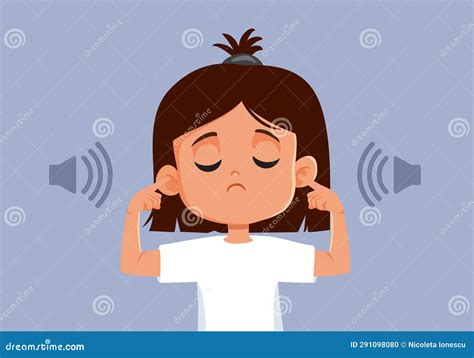 noise boy plugging ears vector cartoondealercom