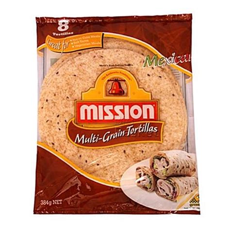 Buy Mission Tortillas Multigrain 8 Nos 384 Gm Pouch Online at the Best ...