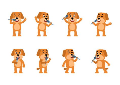 Dog Singing Illustrations, Royalty-Free Vector Graphics & Clip Art - iStock